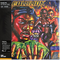 GoldLink At What Cost BLUE ORANGE Vinyl 2 LP