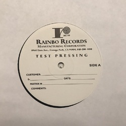 Hum You'd Prefer An Astronaut RAINBOW RECORDS 1-SIDED A VINYL LP TEST PRESSING