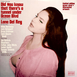 Lana Del Rey Did You Know That There's A Tunnel Under Ocean GREEN VINYL 2 LP + 19"x27" PROMO POSTER