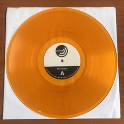 Piebald Accidental Gentlemen URP TRANSLUCENT GOLD VINYL LP TEST PRESSING