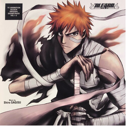 Shiro Sagisu TV animation BLEACH original soundtrack VOL 1-2 RED VINYL 2 LP