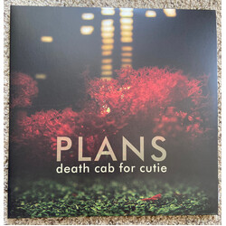 Death Cab For Cutie Plans numbered RED SMOKE VINYL 2 LP
