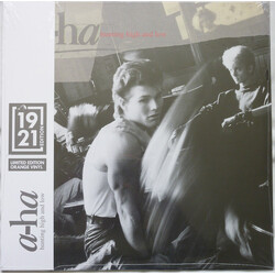 a-ha Hunting High And Low ORANGE VINYL LP HMV 1921 issue