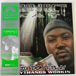 Project Pat Mista Don't Play Everythangs Workin SLIME GREEN IN CLEAR VINYL 2 LP
