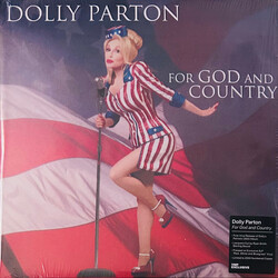 Dolly Parton For God And Country numbered RED/WHITE/BLUEGRASS VINYL 2 LP