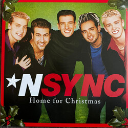 *NSYNC Home for Christmas OPAQUE GREEN Vinyl LP