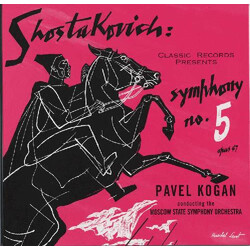 Shostakovich Symphony No. 5 Opus 47 CLASSIC RECORDS 200GM CLARITY SV-P II CLEAR VINYL LP