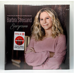 Barbra Streisand Evergreens BABY PINK Vinyl 2 LP