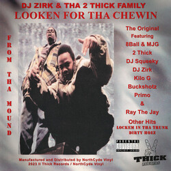 DJ Zirk / 2 Thick Looken For Tha Chewin CRYSTAL RED Vinyl 2 LP