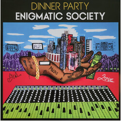 Dinner Party Enigmatic Society GREEN SPLATTER Vinyl LP