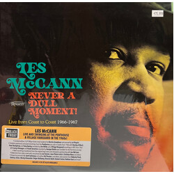 Les McCann Never A Dull Moment! (Live From Coast To Coast 1966-1967) 3CD RSD BLACK FRIDAY 2023