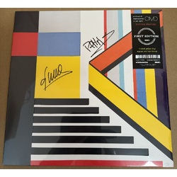 Orchestral Manoeuvres In The Dark Bauhaus Staircase NUMBERED YELLOW VINYL LP SIGNED
