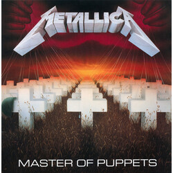 Metallica Master Of Puppets BATTERY BRICK RED VINYL LP