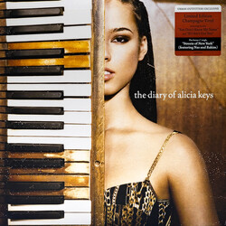 Alicia Keys The Diary Of  Alicia Keys WHITE CHAMPAGNE  Vinyl 2LP