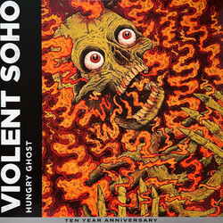 Violent Soho Hungry Ghost Ten Year Anniversary RED ORANGE BLACK Vinyl LP