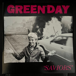 Green Day Saviors BLACK WHITE PINK Vinyl LP