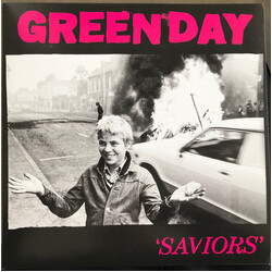 Green Day Saviors PINK GREEN SPLATTER Vinyl LP