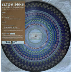 Elton John Step Into Christmas ZOETROPE PICTURE DISC Vinyl
