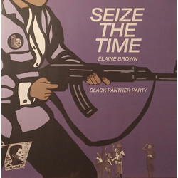 Elaine Brown Seize The Time Black Panther Party WHITE MARBLE VINYL LP