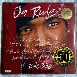 Ja Rule Rule 3:36 RED Vinyl 2 LP