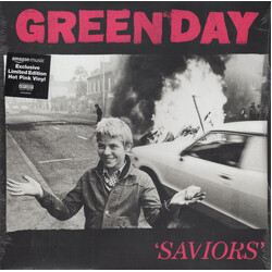 Green Day Saviors HOT PINK Vinyl LP