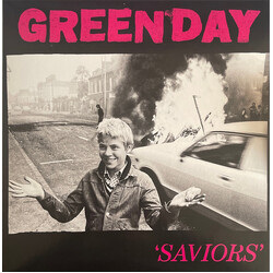 Green Day Saviors PINK SPLATTER Vinyl LP