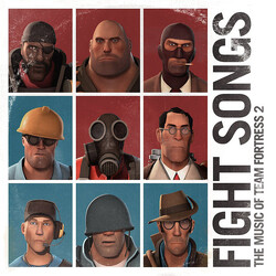 Valve Studio Orchestra Fight Songs: The Music Of Team Fortress 2 RED BLUE Vinyl 2 LP