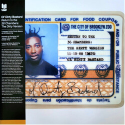 Ol' Dirty Bastard Return To The 36 Chambers Dirty Version YELLOW BLUE VINYL 2 LP