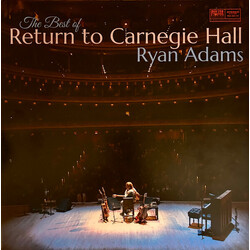 Ryan Adams The Best of Return To Carnegie Hall BLUE SWIRL VINYL 2 LP cover damage