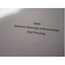 Orchestral Manoeuvres In The Dark Bauhaus Staircase Instrumentals BLACK VINYL LP TEST PRESSING