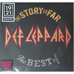 Def Leppard The Story So Far: The Best Of MAGENTA VINYL 2 LP