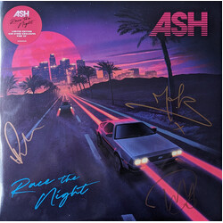 Ash Race The Night limited PINK VINYL LP SIGNED