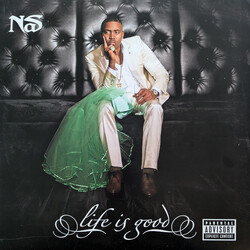 Nas Life Is Good COKE BOTTLE CLEAR VINYL 2 LP
