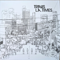 Travis L.A. Times WHITE W/ BLACK SPLATTER VINYL LP