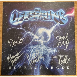 The Offspring Supercharged SAPPHIRE VINYL LP + SIGNED INSERT