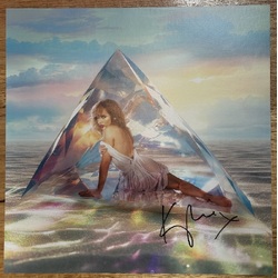 Kylie Minogue Tension II TURQUOISE VINYL LP WITH SIGNED INSERT