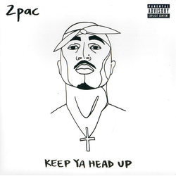 2Pac Keep Ya Head Up BLACK VINYL 7"
