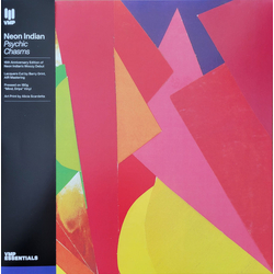 Neon Indian Psychic Chasms PINK GREEN YELLOW TRI COLOR VINYL LP