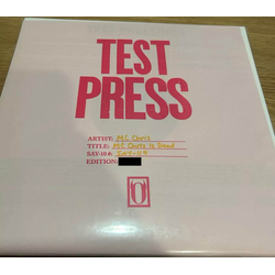 mc chris MC Chris Is Dead TEST PRESSING VINYL LP # 1 OF 25