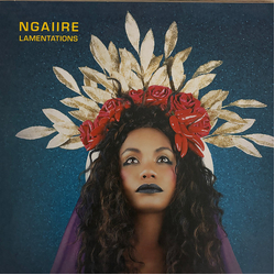 Ngaiire Blastoma / Lamentations YELLOW BLACK SPLATTER / BLUE GOLD SPLATTER VINYL 2 LP NEW SIGNED              