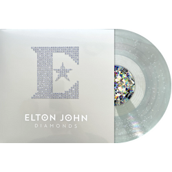 Elton John Diamonds DIAMOND EFFECT CLEAR VINYL LP