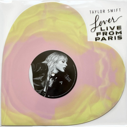 Taylor Swift Lover (Live From Paris) HEART SHAPED VINYL 2 DISC
