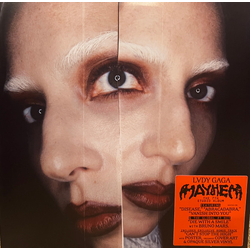 Lady Gaga Mayhem OPAQUE SILVER VINYL 2 LP ALTERNATE COVER