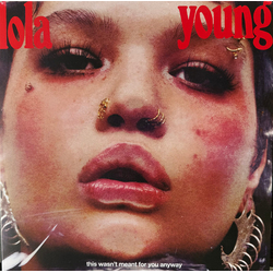 Lola Young This Wasn’t Meant For You Anyway CLEAR WITH RED LIQUID FILLED VINYL LP NEW