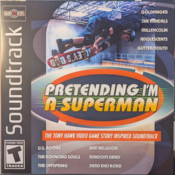Pretending I'm A Superman Tony Hawk Video Game Soundtrack SAND FILLED CLEAR VINYL LP