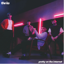 The K's (2) Pretty On The Internet CLEAR WITH MAGENTA LIQUID FILL VINYL LP NEW