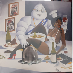 ANKHLEJOHN / Cookin' Soul The Michelin Man DAUPE! LIMITED NUMBERED ORANGE SUNBURST VINYL LP