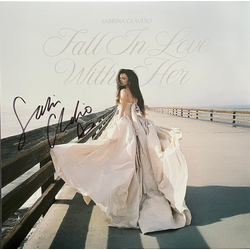 Sabrina Claudio Fall In Love With Her WHITE SPLATTER ON CLEAR VINYL LP SIGNED