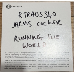 Jarvis Cocker Running The World WHITE LABEL PROMO ONLY 7"