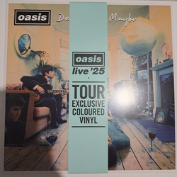 Oasis Definitely Maybe CREAM AND TURQUOISE SWIRL 180GM VINYL 2 LP GATEFOLD